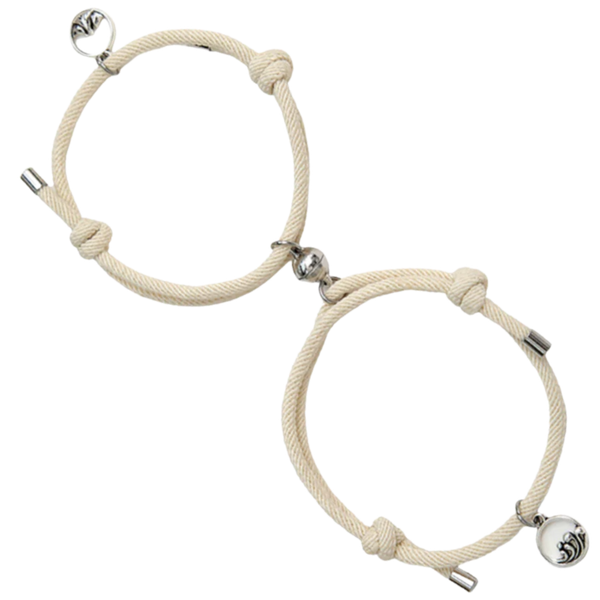 Couples Magnetic Bracelets Set For Long Distance Bonding
