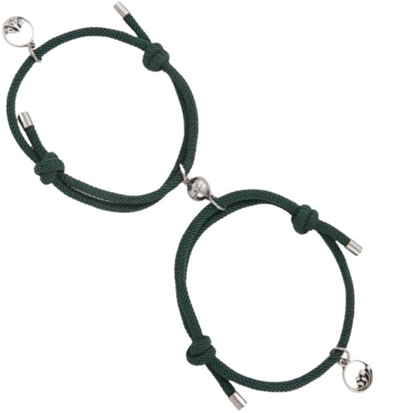 Couples Magnetic Bracelets Set For Long Distance Bonding