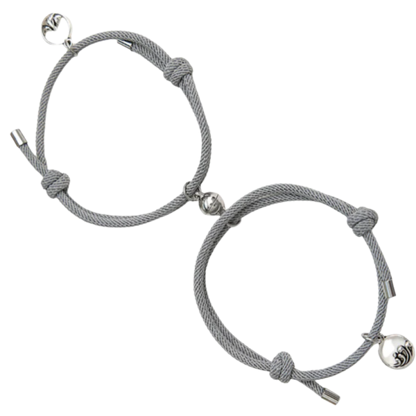 Couples Magnetic Bracelets Set For Long Distance Bonding