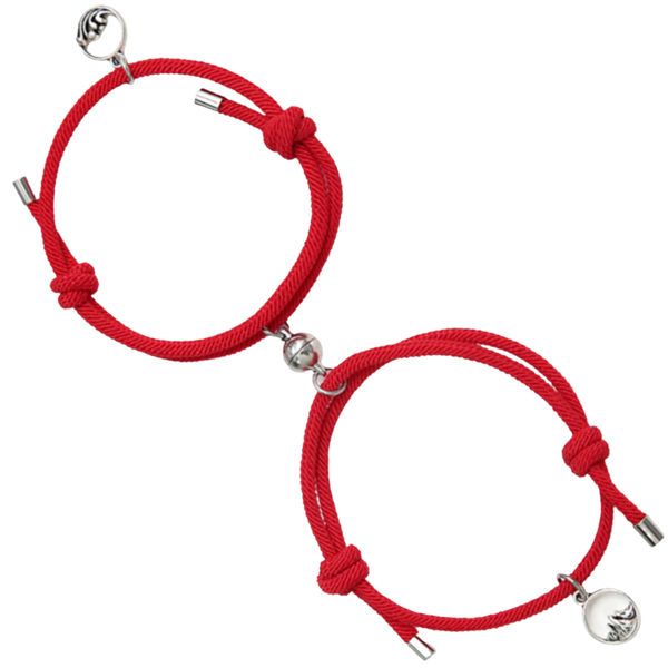Couples Magnetic Bracelets Set For Long Distance Bonding