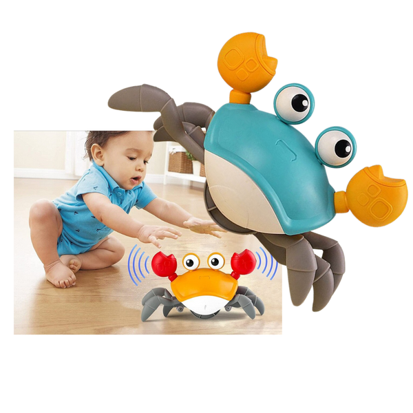 Smart Crab Toy With Motion Sensor For Toddlers Develops Walking Skills