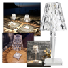Smart Color Changing Acrylic Desk Lamp With Crystal Accents