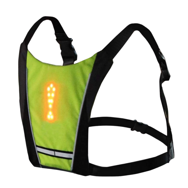 LED Reflective Cycling Vest for Enhanced Visibility and Safety