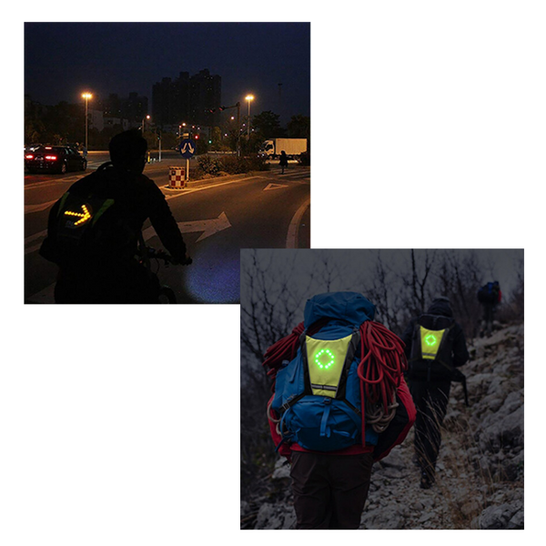 LED Reflective Cycling Vest for Enhanced Visibility and Safety