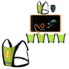 LED Reflective Cycling Vest for Enhanced Visibility and Safety