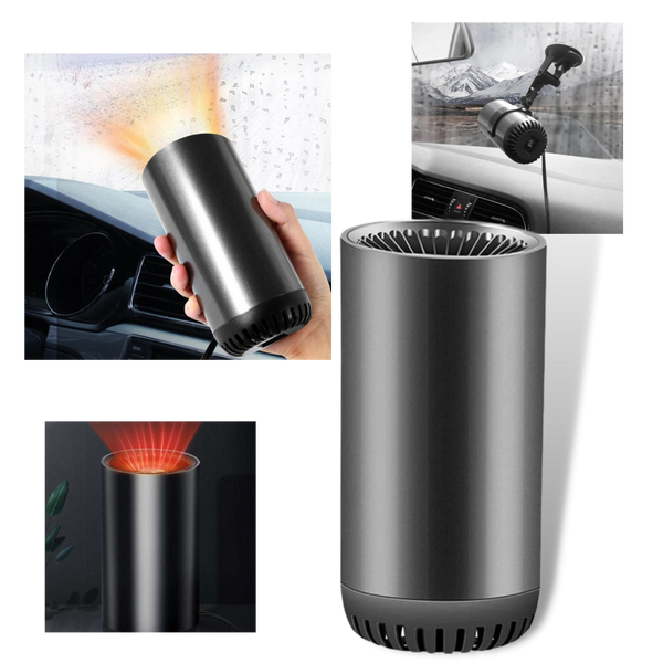 Cup Shaped Car Warm Air Blower With Dual Speed Heating And Defrost