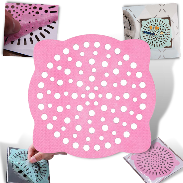 Disposable Adhesive Drain Filters Preventing Clogs 10 Pack