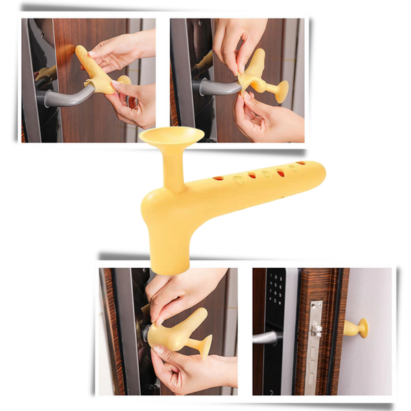 Silicone Doorknob Covers For Anti Collision Safety 2 Pack