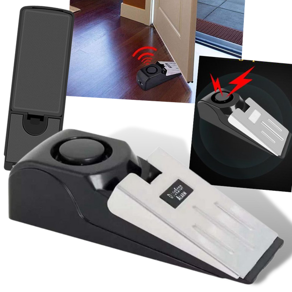 Door Stop Alarm With Anti Slip Base For Easy Home Protection