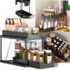 Two Drawer Spice Organizer For Streamlined Kitchen Storage
