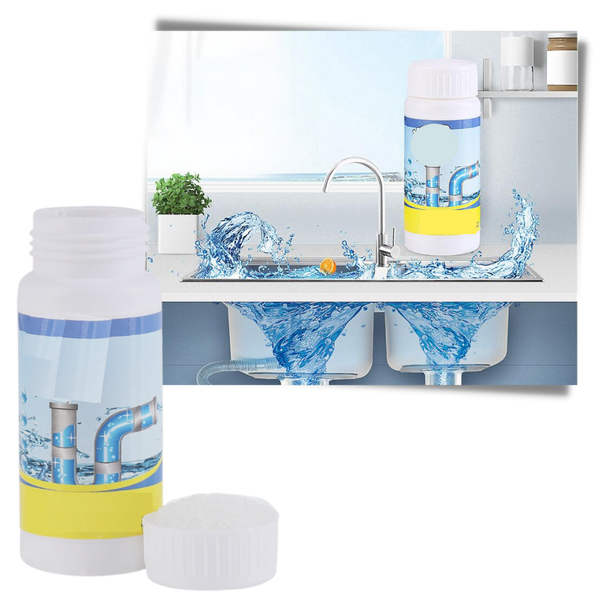 Odor Eliminating Kitchen Sink And Drain Cleaning Powder