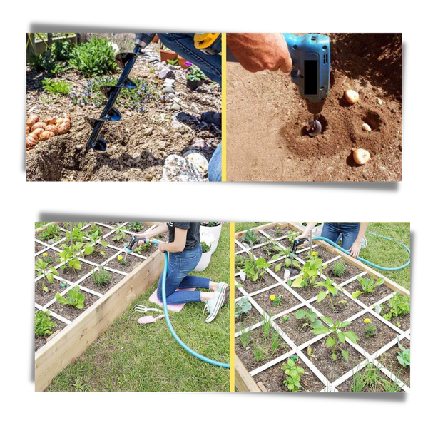 Spiral Garden Hole Drill Bit For Quick Seed Planting And Weeding