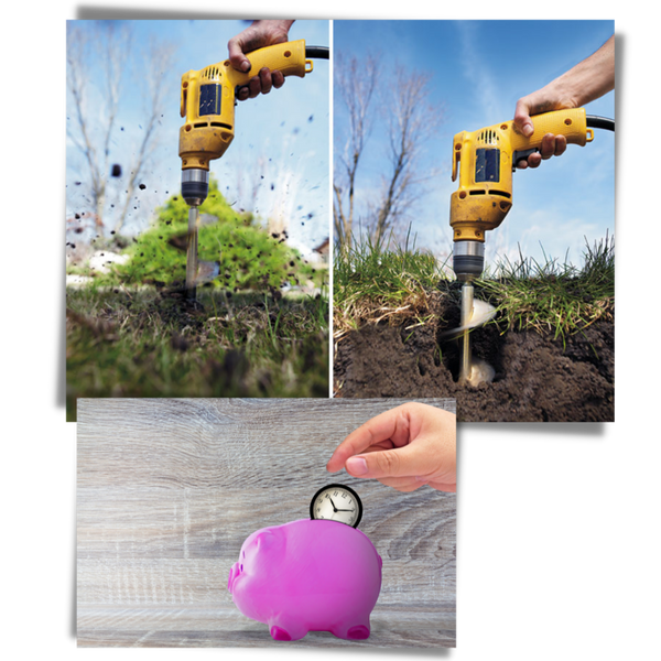 Spiral Garden Hole Drill Bit For Quick Seed Planting And Weeding