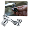 Rotating Faucet Extender With Anti Splash To Prevent Wet Floors