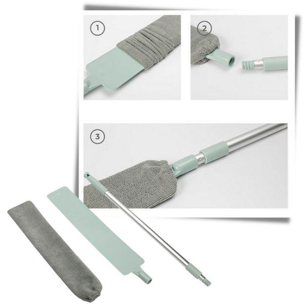 Extendable Microfiber Duster For Effortless Dust Removal
