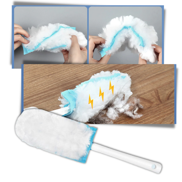 Single Use Electrostatic Duster For Rapid Surface Cleaning