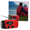 Hand Crank Emergency Radio With Waterproof Durability And Multiple Charging