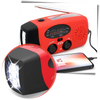 Hand Crank Emergency Radio With Waterproof Durability And Multiple Charging