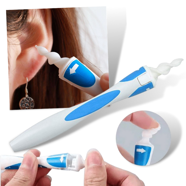Silicone Spiral Ear Cleaner Tool For Gentle Ear Wax Removal