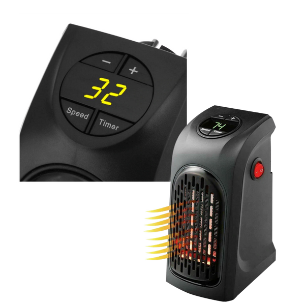 Portable Ceramic Space Heater Delivers Fast Safe Warmth Everywhere