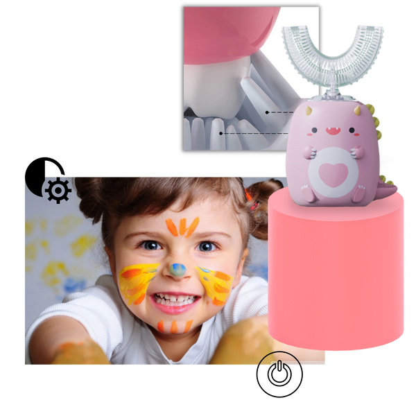 Kids U Shaped Electric Toothbrush For Easy Daily Brushing