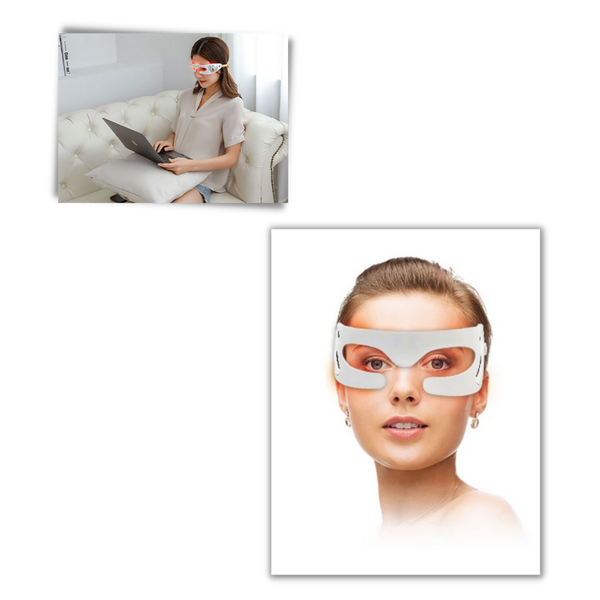 LED Eye Mask for Wrinkle Reduction and Relaxation Therapy