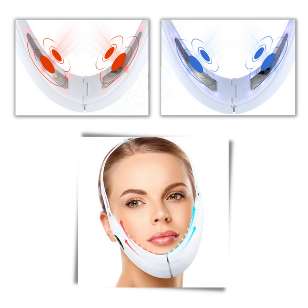 V Shape Facial Massager With Micro Function For Clearer Skin