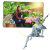 Enchanting Fairy Garden Statue for Outdoor Decor and Charm