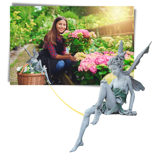 Enchanting Fairy Garden Statue for Outdoor Decor and Charm
