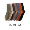 Men's Ribbed Socks Breathable Comfort For All Day Wear Everyday