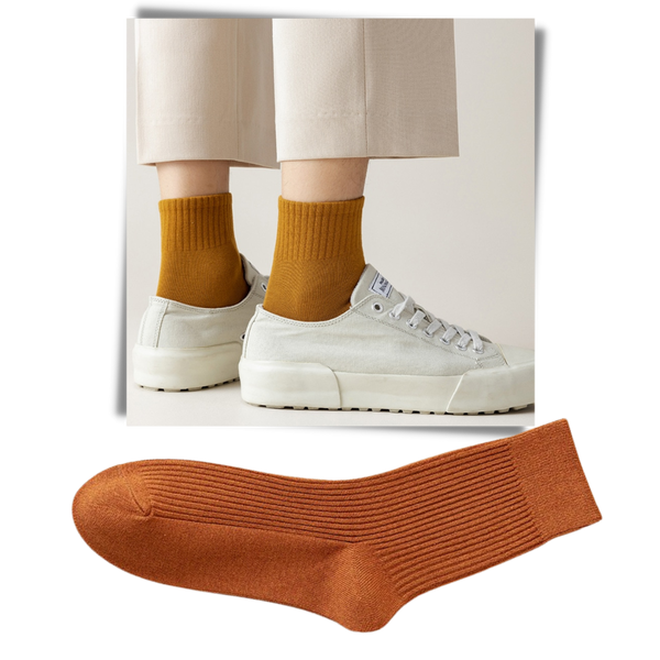 Men's Ribbed Socks Breathable Comfort For All Day Wear Everyday