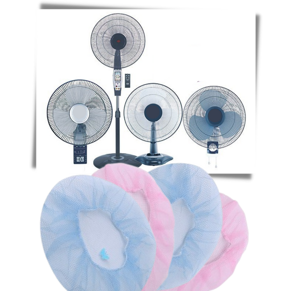 Electric Fan Cover Filters Pack For Child Safety And Easy Cleaning