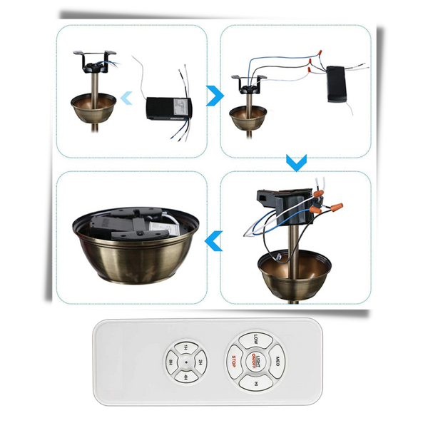 All in One Ceiling Fan Remote for Easy Speed and Light Control