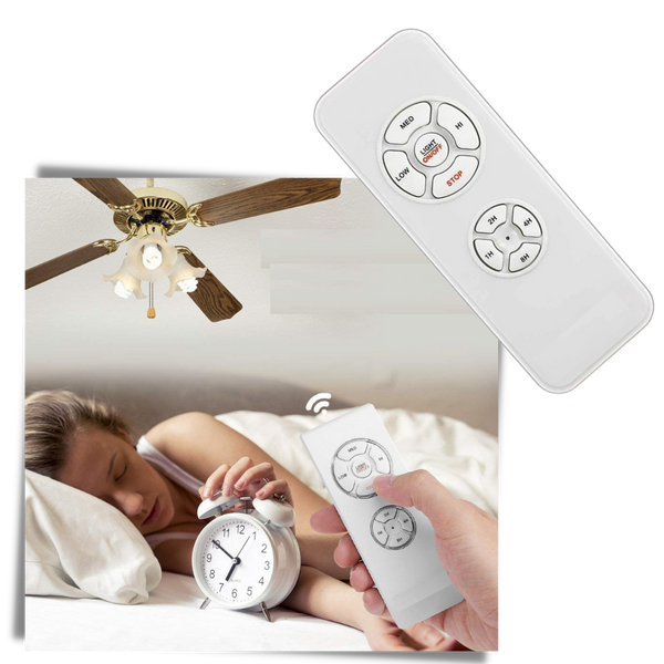 All in One Ceiling Fan Remote for Easy Speed and Light Control