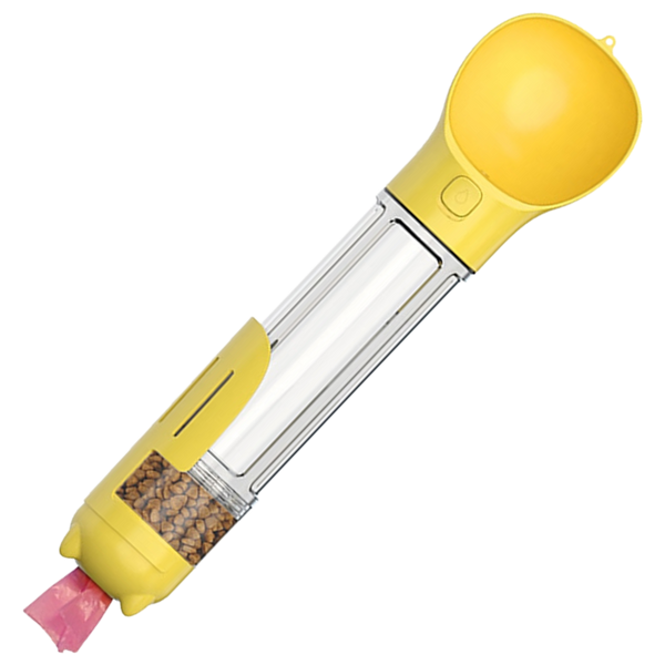 All In One Portable Pet Feeder and Hydration Bottle for Travel