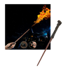 Mystic Fire Wand for Cosplay and Safe Spell Casting Effects