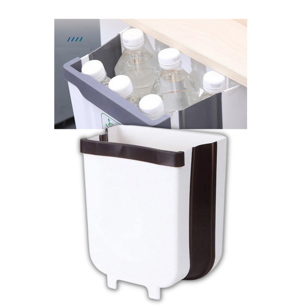 Hanging Expandable Waste Bin With Premium Space Saving Design