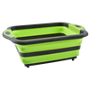 Foldaway Kitchen Cutting Board With Built In Drain Basket