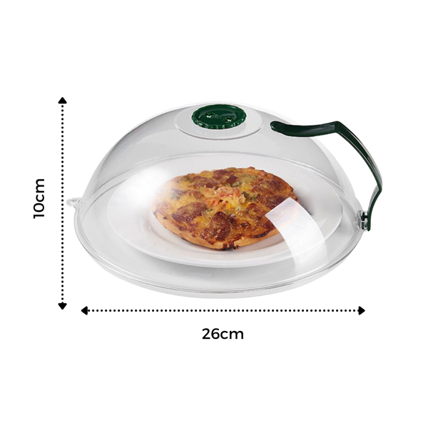 Microwave Splash Guard For Cleaner Reheating And Easy Cleanup