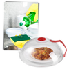 Microwave Splash Guard For Cleaner Reheating And Easy Cleanup