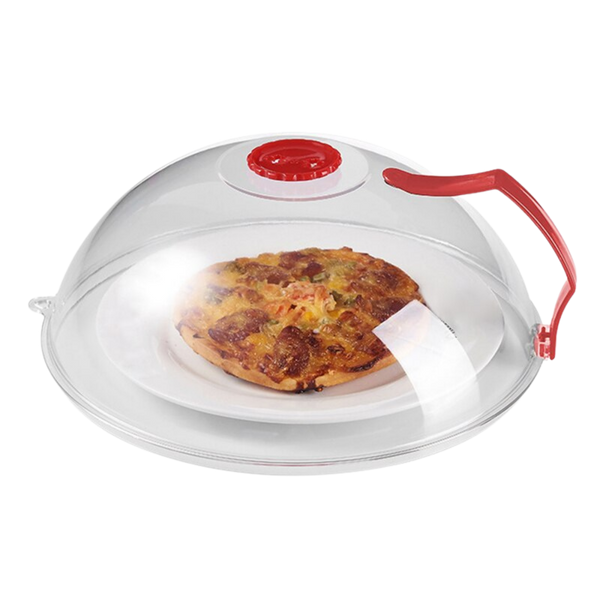 Microwave Splash Guard For Cleaner Reheating And Easy Cleanup