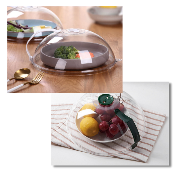 Microwave Splash Guard For Cleaner Reheating And Easy Cleanup