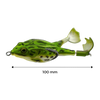Realistic Silicone Frog Lure With Dual Hooks For Higher Strike Rate