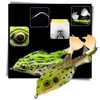 Realistic Silicone Frog Lure With Dual Hooks For Higher Strike Rate
