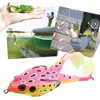 Realistic Silicone Frog Lure With Dual Hooks For Higher Strike Rate