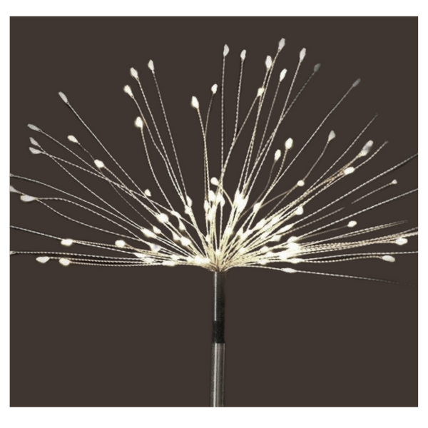 Solar Led Firework Garden Lights No Wiring Required Outdoor Decor