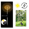 Solar Led Firework Garden Lights No Wiring Required Outdoor Decor