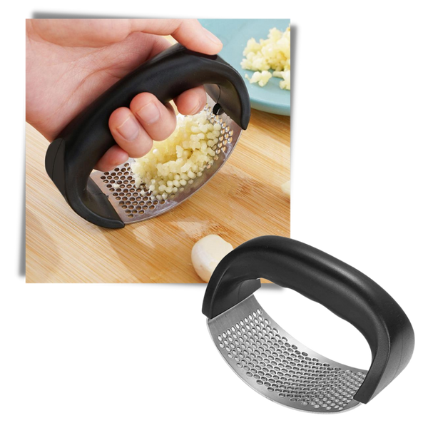Premium Steel Garlic Crusher For Effortless Mincing And Fresh Flavor