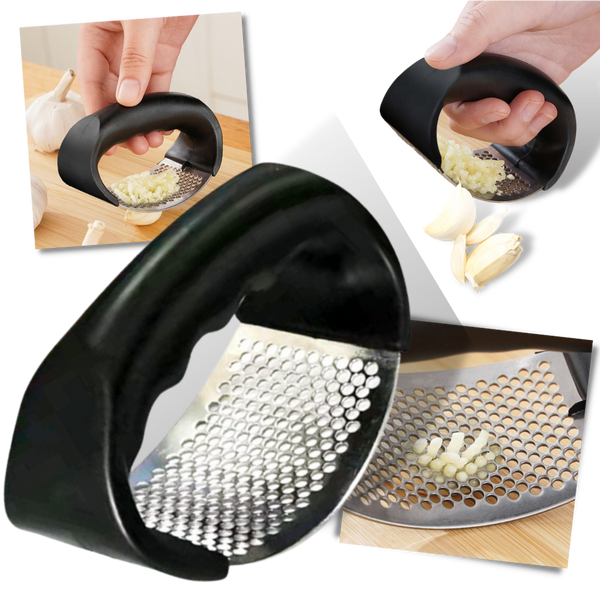 Premium Steel Garlic Crusher For Effortless Mincing And Fresh Flavor