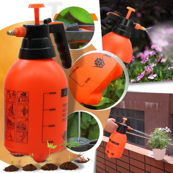 Ergonomic Garden Sprayer Pump With Fine Nozzle And Multi Mode Spray